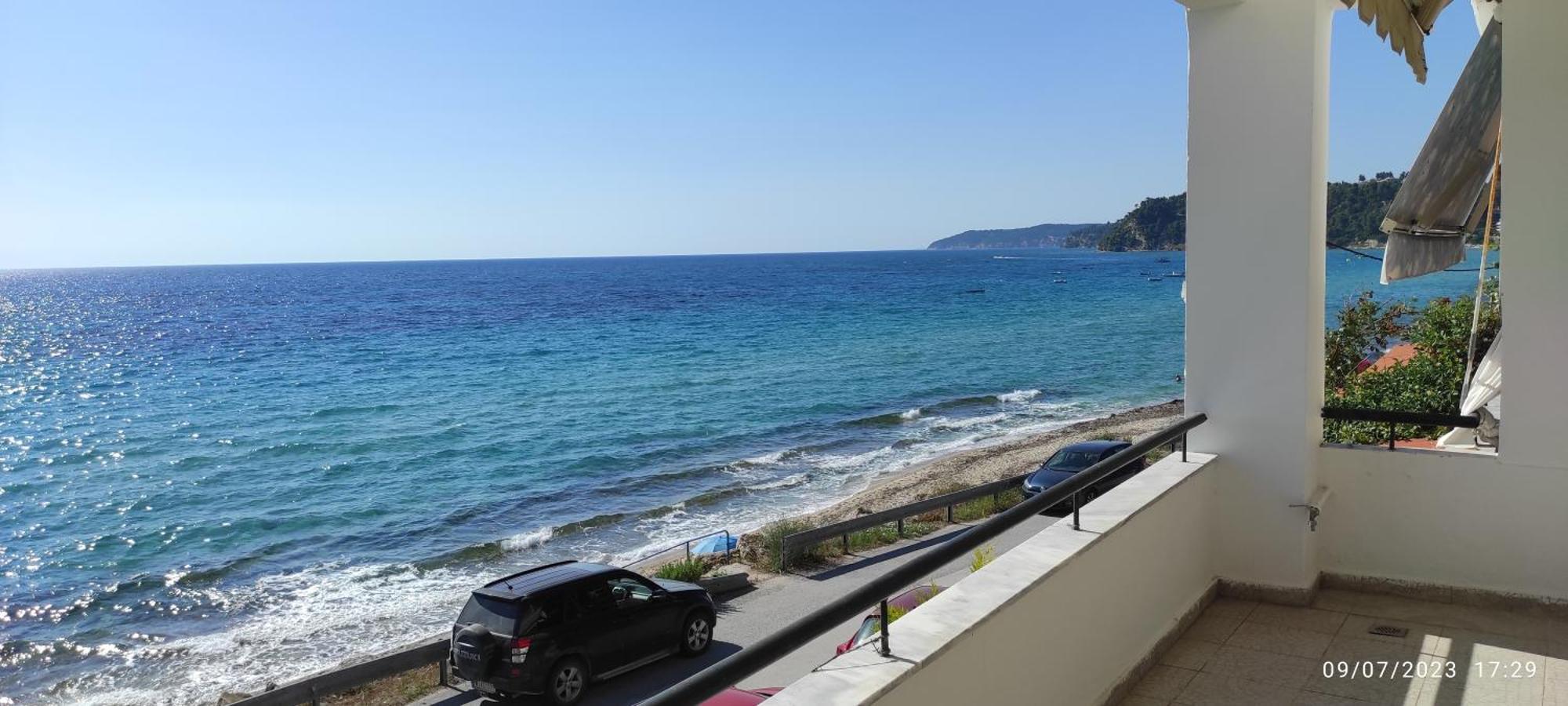 Seaside Beach House Siviri Exterior foto